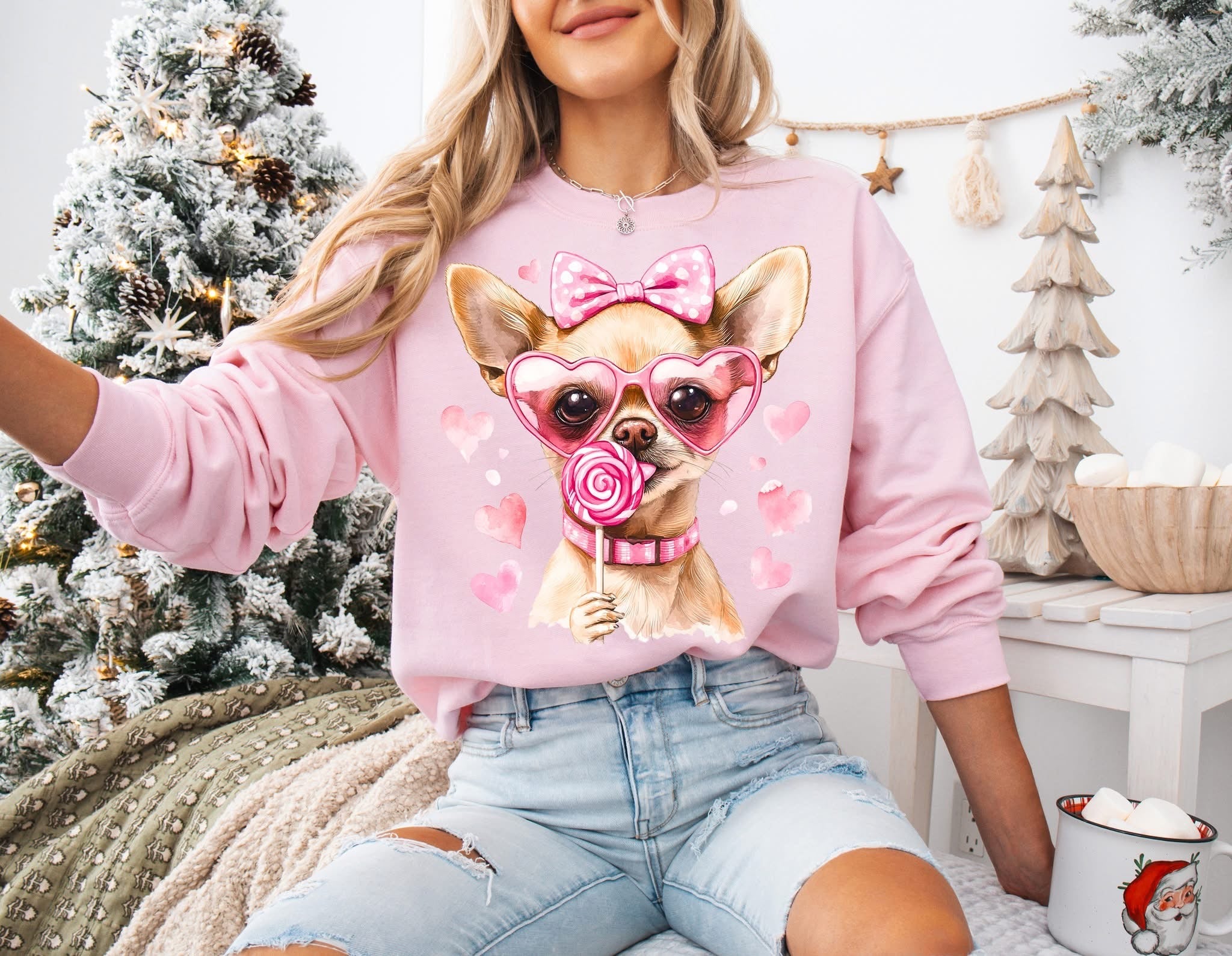 Short Hair Chihuahua Valentine Gum