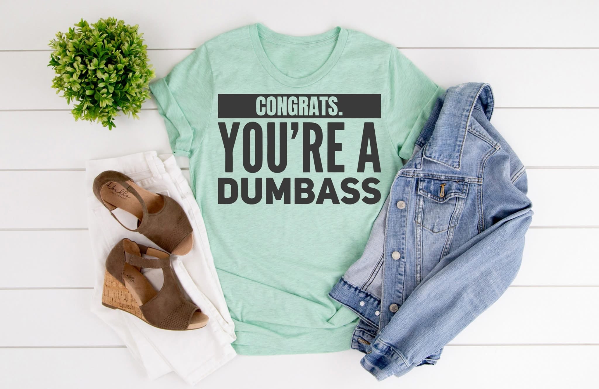 Congrats You’re A Dumbass