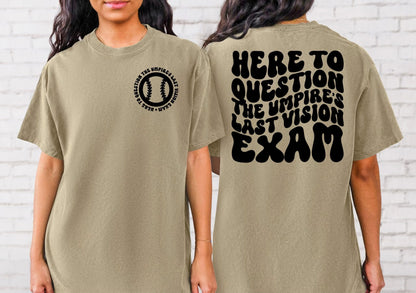 Here To Question Front And Back