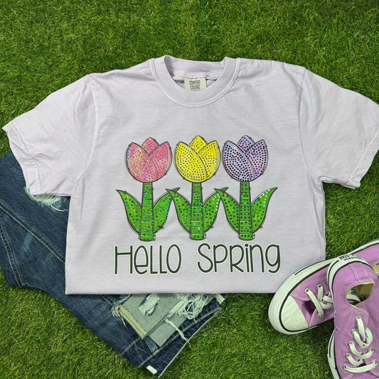 Hello Spring Spangled