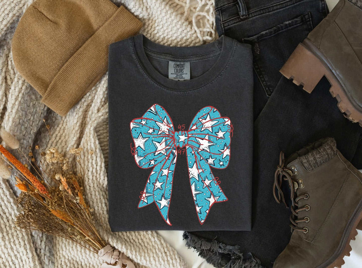 45 47 Star Bow Comfort Color