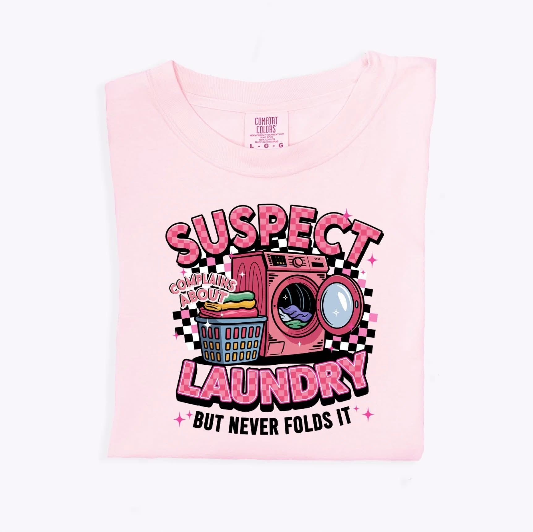 Suspect Complains About Laundry Comfort Colors
