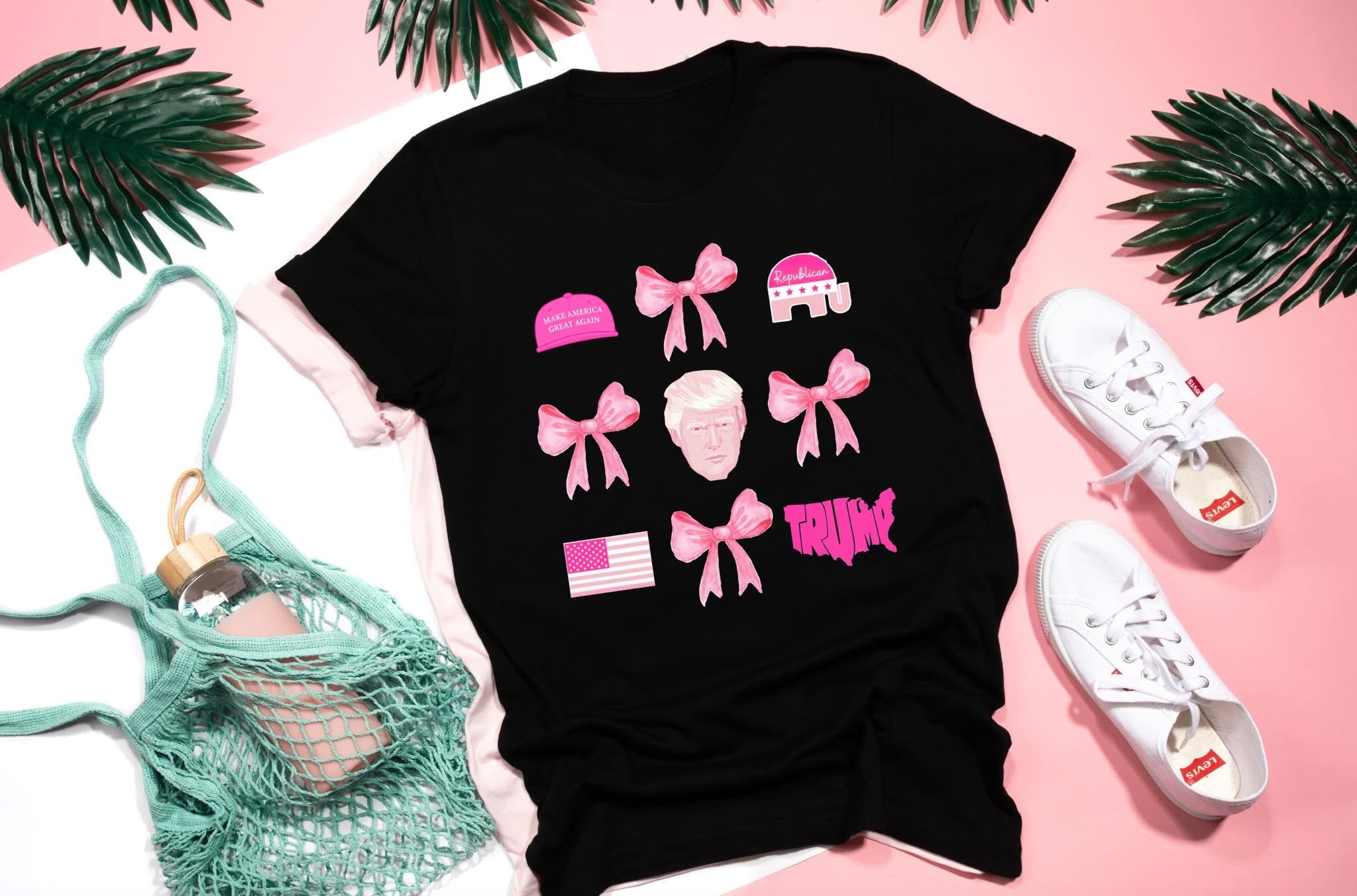 Trump Pink Bows