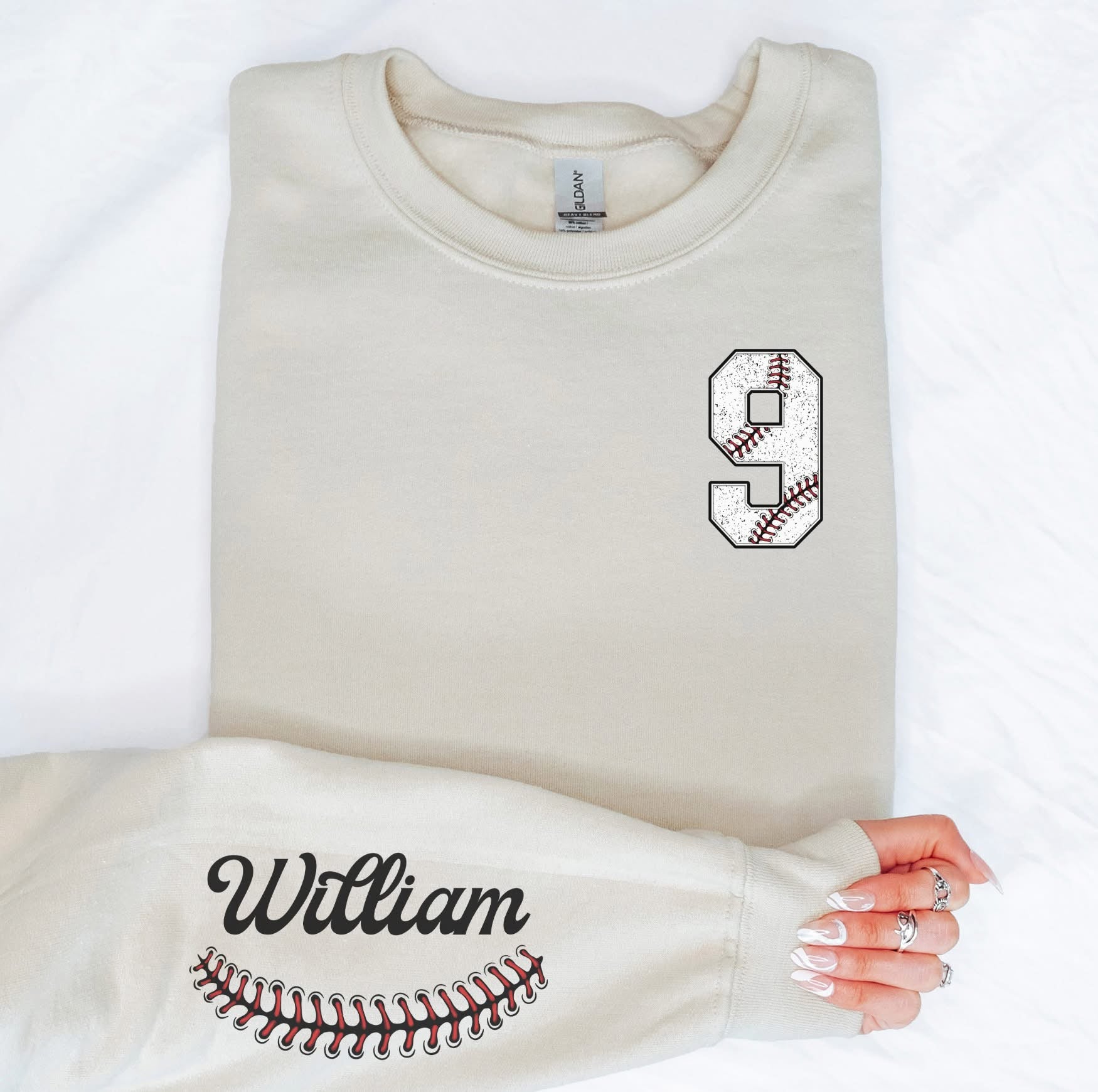 Custom Seam Sport Number And Name On Sleeve