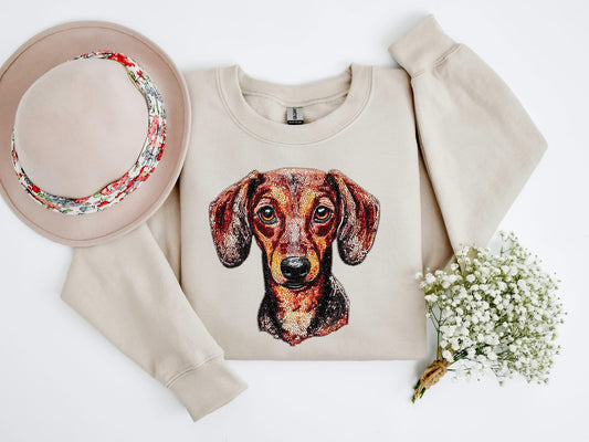 Faux Bling Dachshund