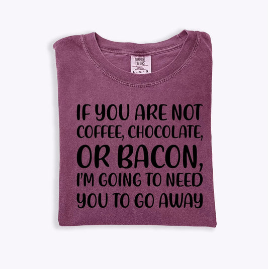 Coffee Bacon and Chocolate