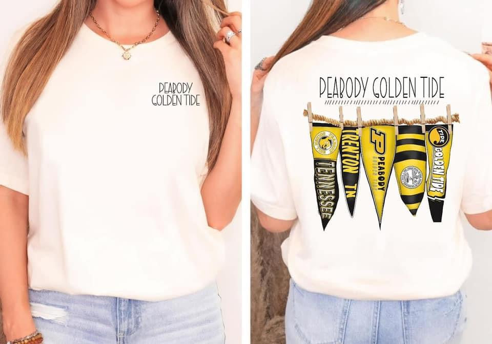 Peabody Golden Tide Pennant Flags Comfort Colors