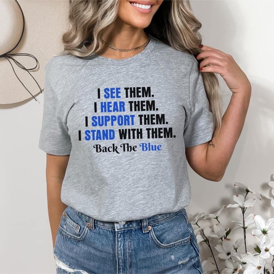 Back The Blue Short Sleeve