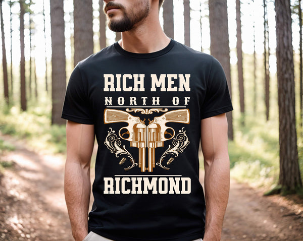 Rich Men North Of Richmond Back Print