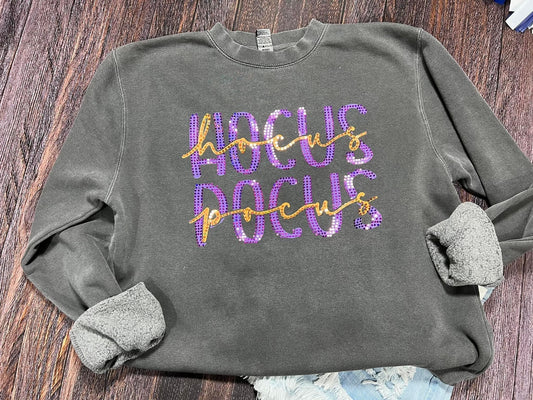 Hocus Pocus Spangle Comfort Colors Fleece