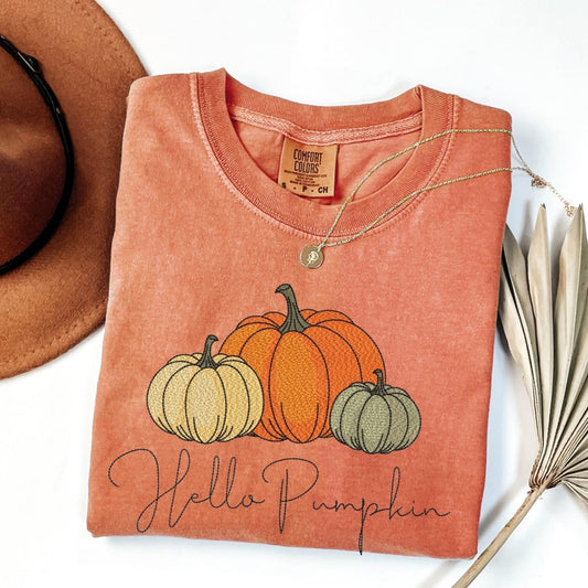 Hello Pumpkin Comfort Colors