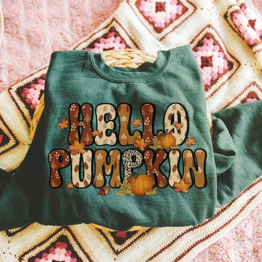 Hello Pumpkin Fall Pattern