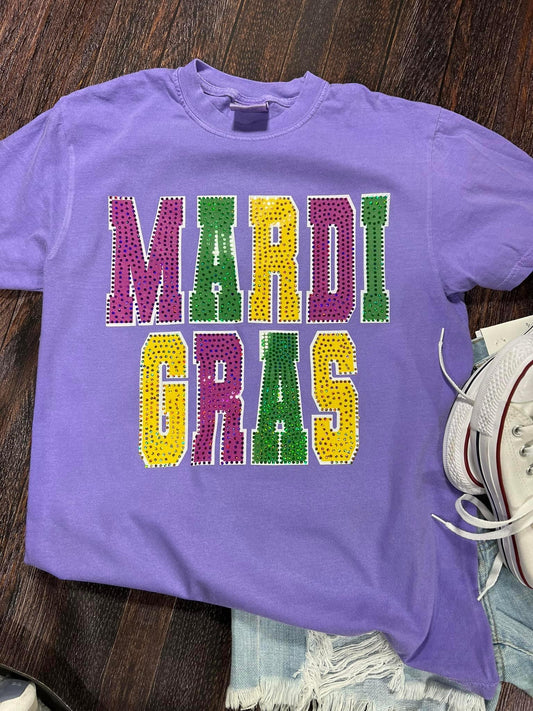 Mardi Gras Spangle Comfort Colors