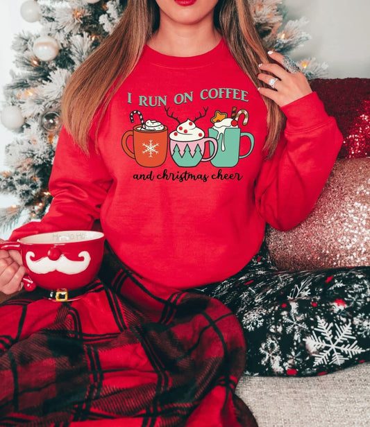 I Run On Coffee Christmas