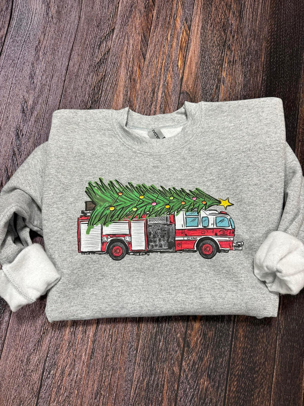 Fire Truck Christmas Tree