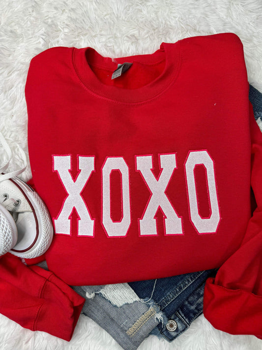 XOXO Glitter Embroidery