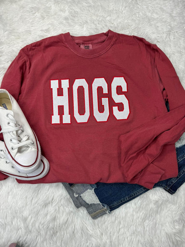 HOGS Glitter Embroidery Comfort Colors