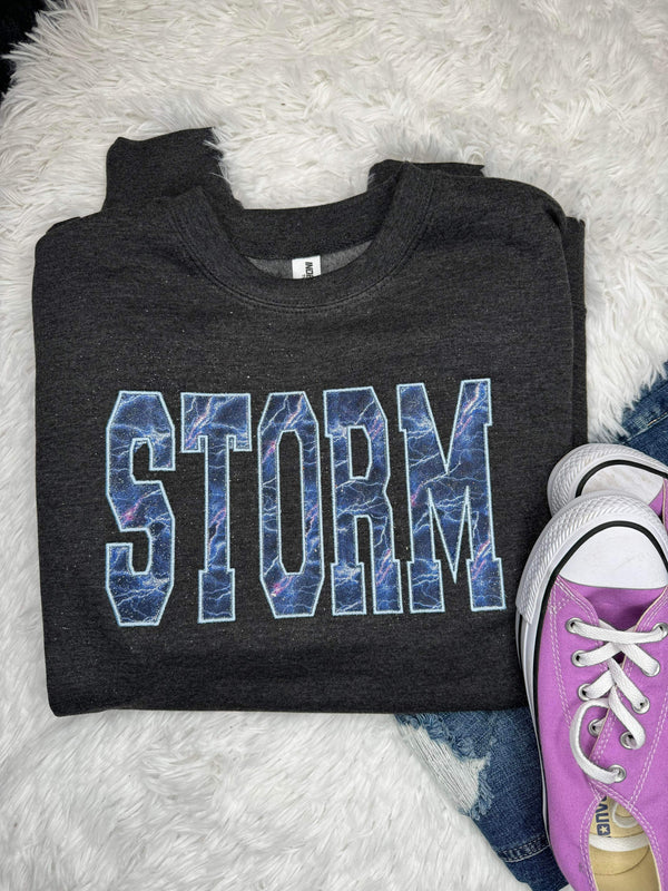 Storm Glitter Embroidery