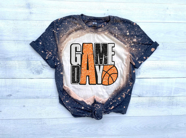 Game Day Basketball Bleached