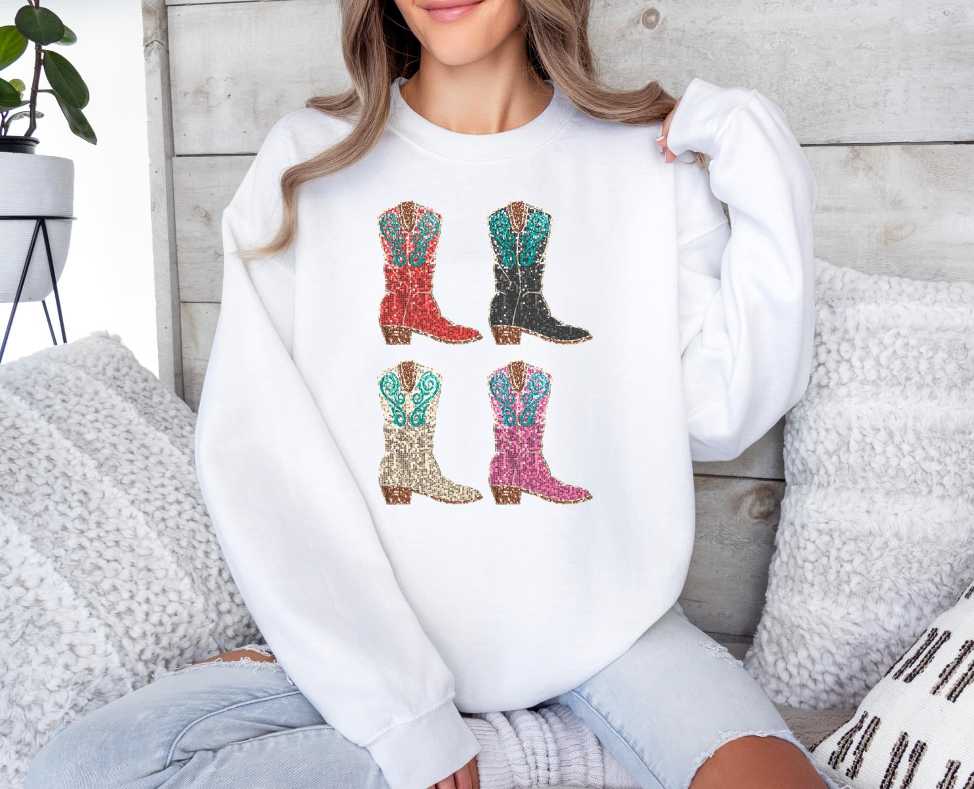 Glitter Boots