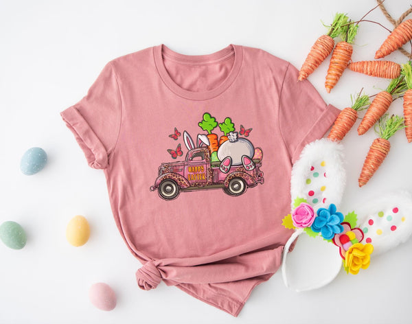 Pink Bunny Easter Truck