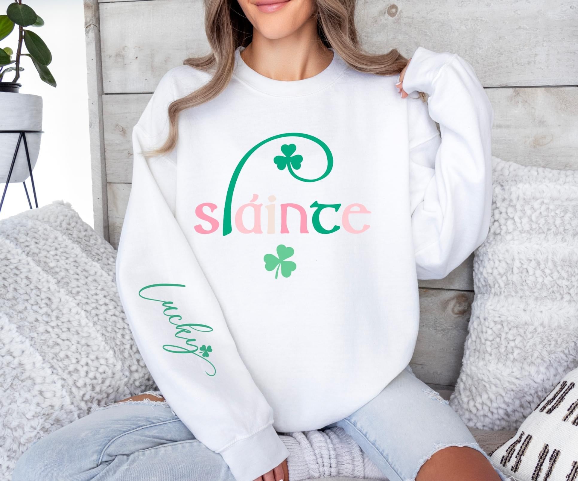 Sainte Lucky Sleeve Print
