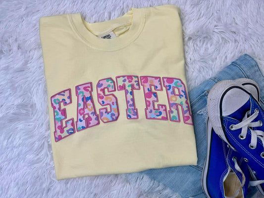 Easter New Pattern Leopard Puff Comfort Colors