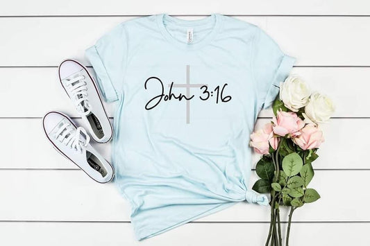 John 3:16 White Ink Bella