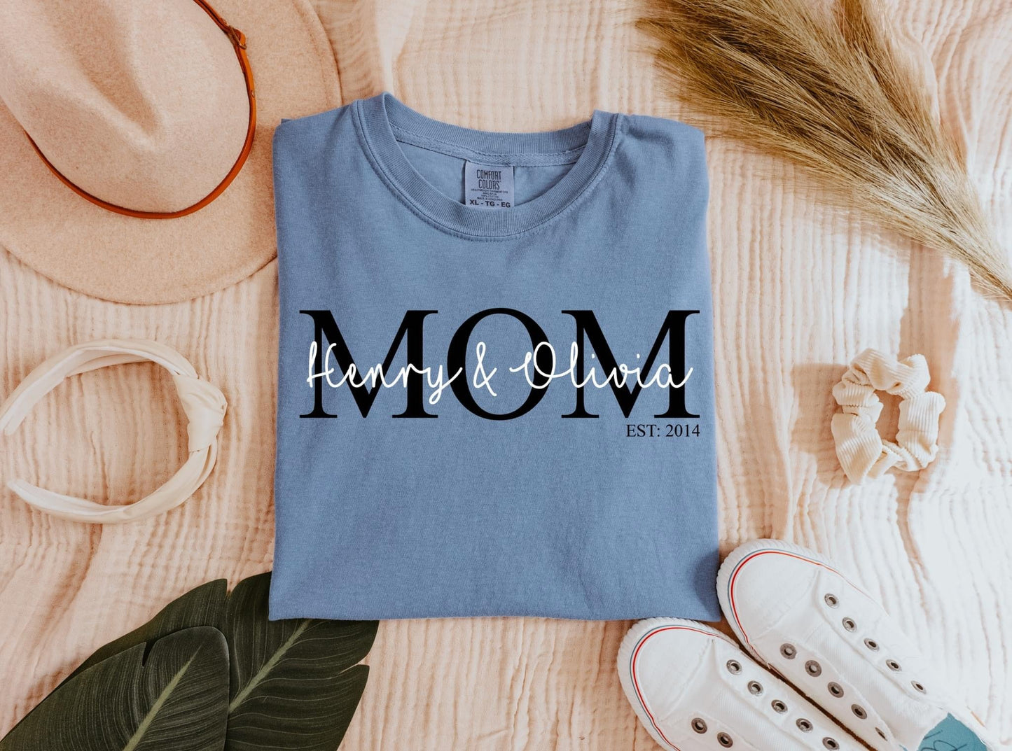 Custom Mom Name Kid Names Comfort Colors