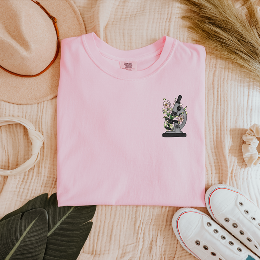 Floral Microscope Pocket Comfort Colors