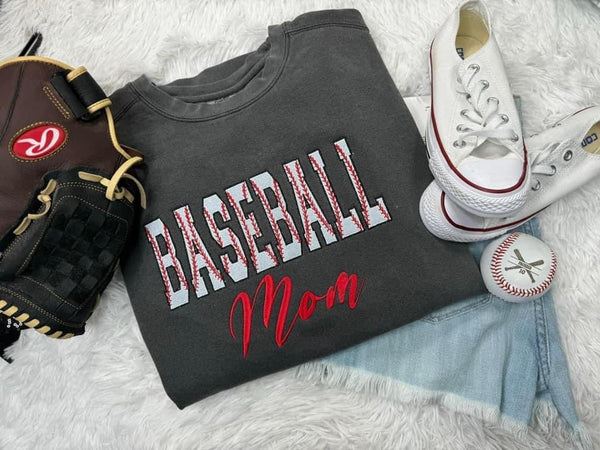 Baseball Mom Embroidery