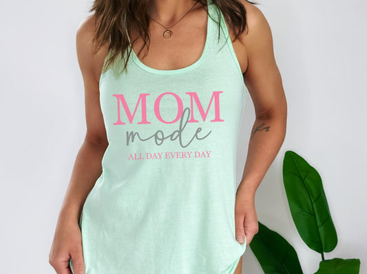 Mom Mode Racerback Tank