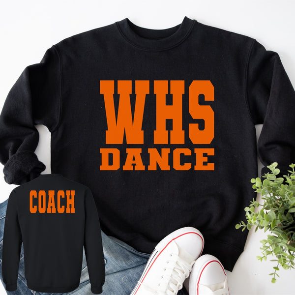 WHS Dance front Spangle Coach Back Print