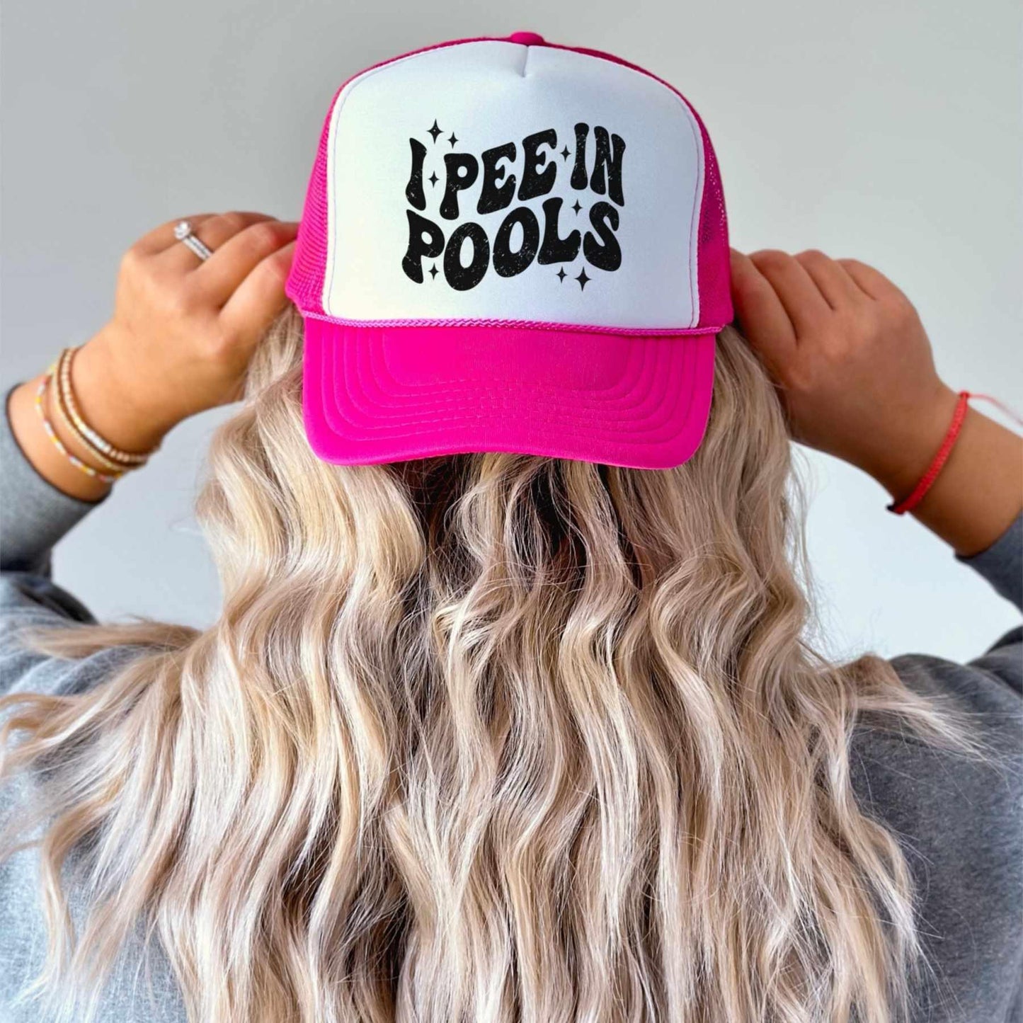 I Pee In Pools Foam Otto Hat