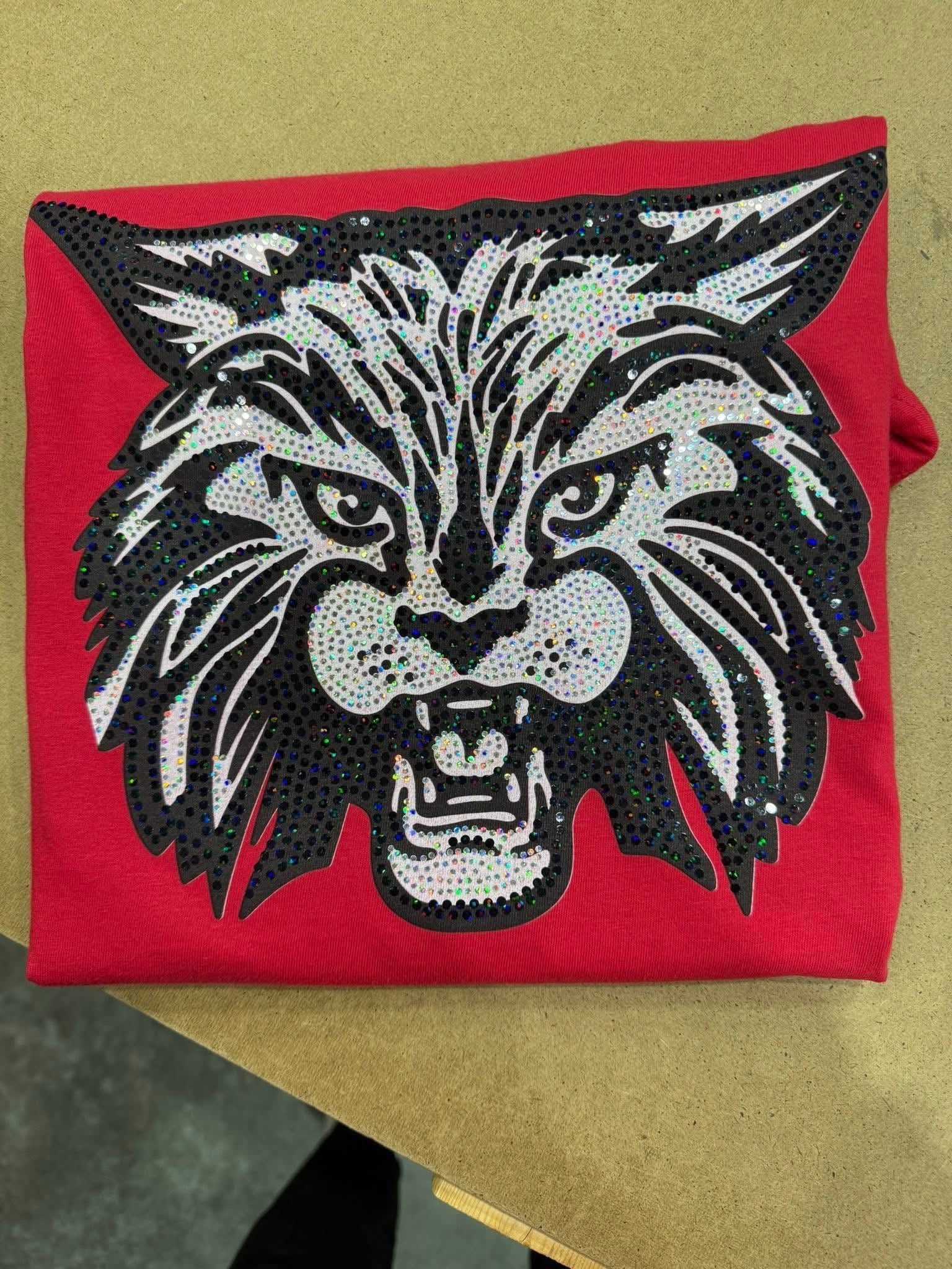 Custom mascot tee Spangled