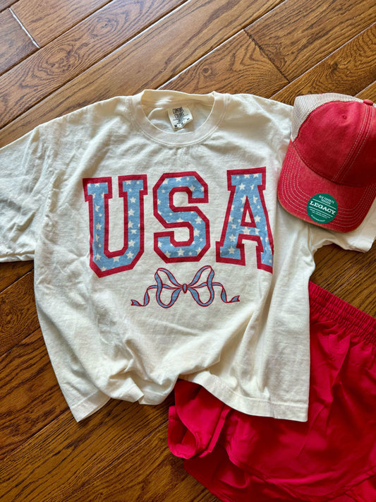 USA Bow Comfort Colors Youth