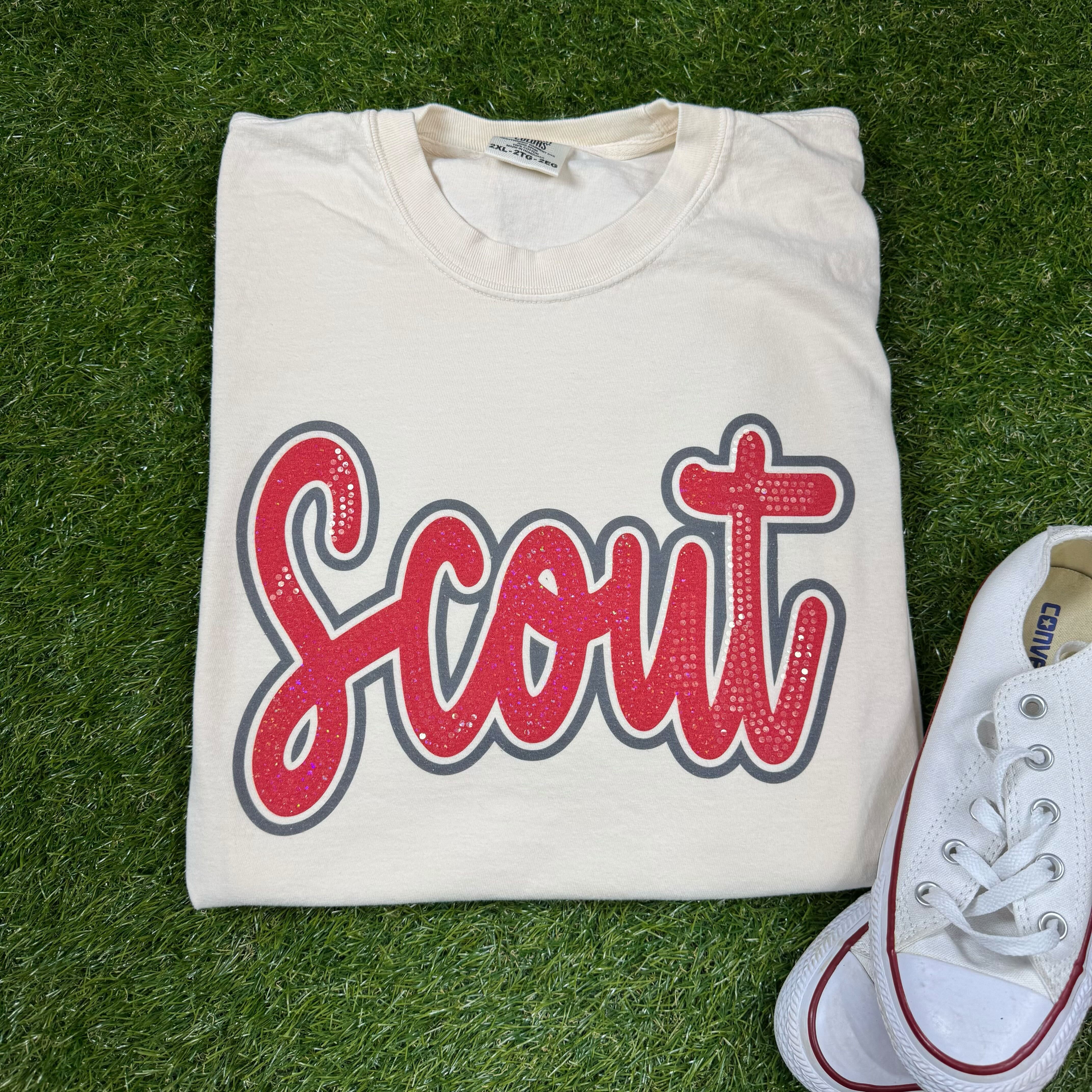 Custom Thick Script with Spangle