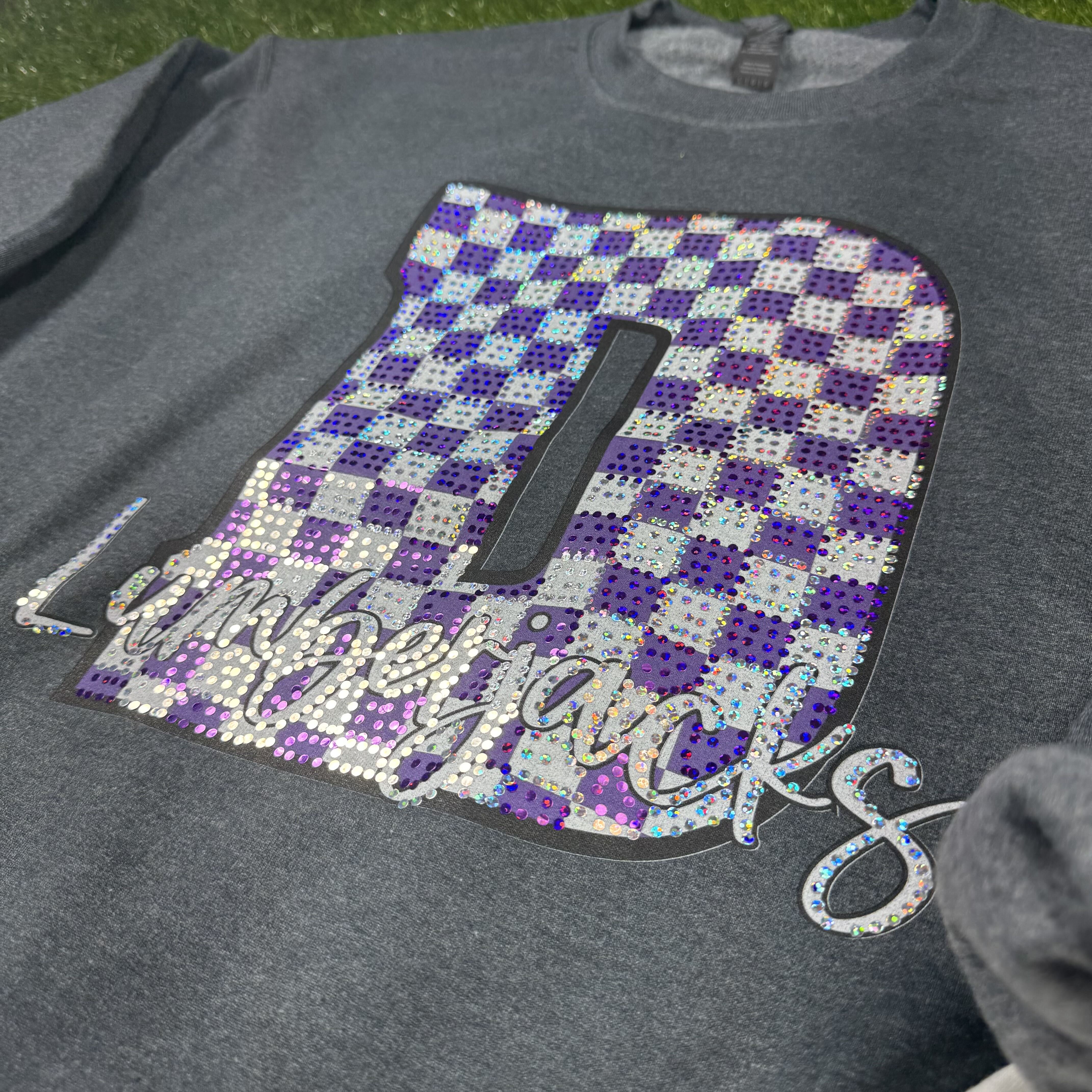 Custom Checkered Team Spirit Spangle