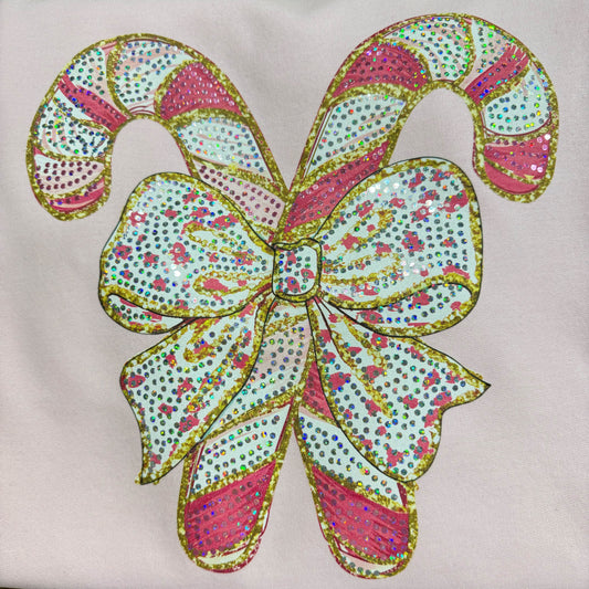 Candy Cane Pink Spangle