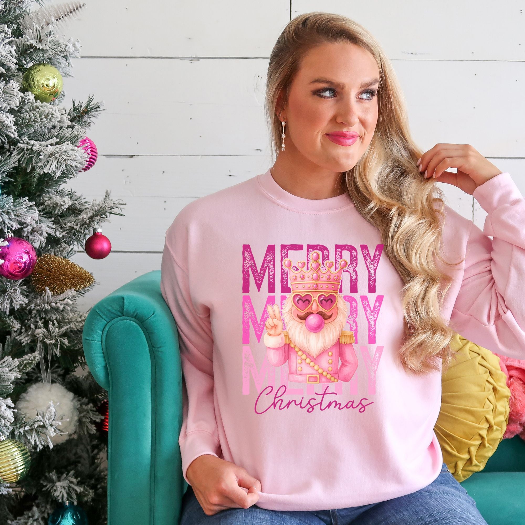 Merry Christmas Pink Nutcracker