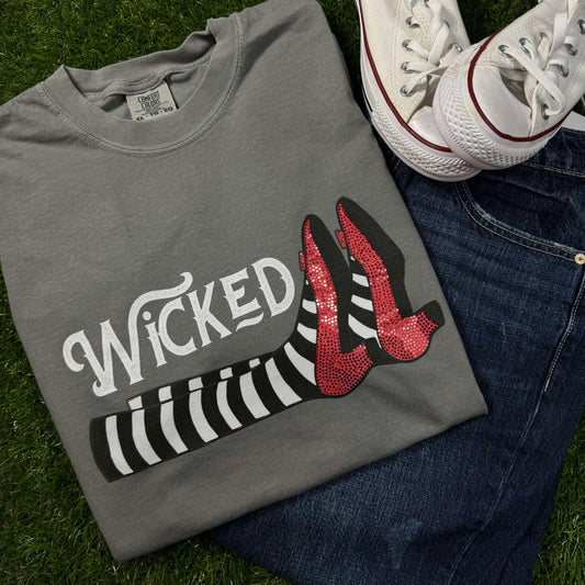 Wicked Witch Legs Spangled Comfort Colors