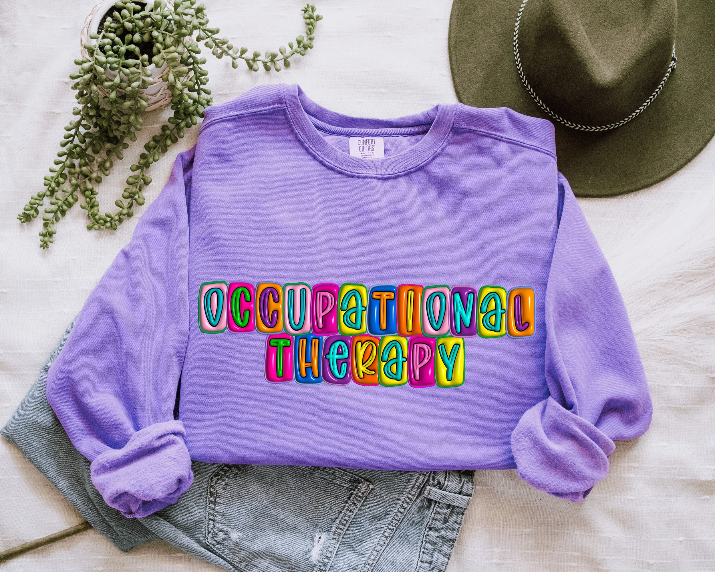 Occupation Bubble Letters Custom