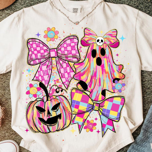 Pastel Ghost with bows