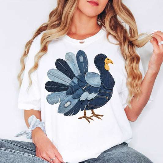 Faux Patchwork Turkey