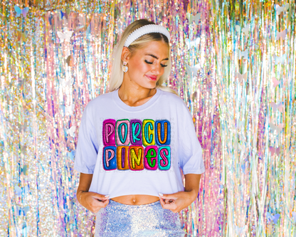 Custom Colorful 3D Letters GILDAN