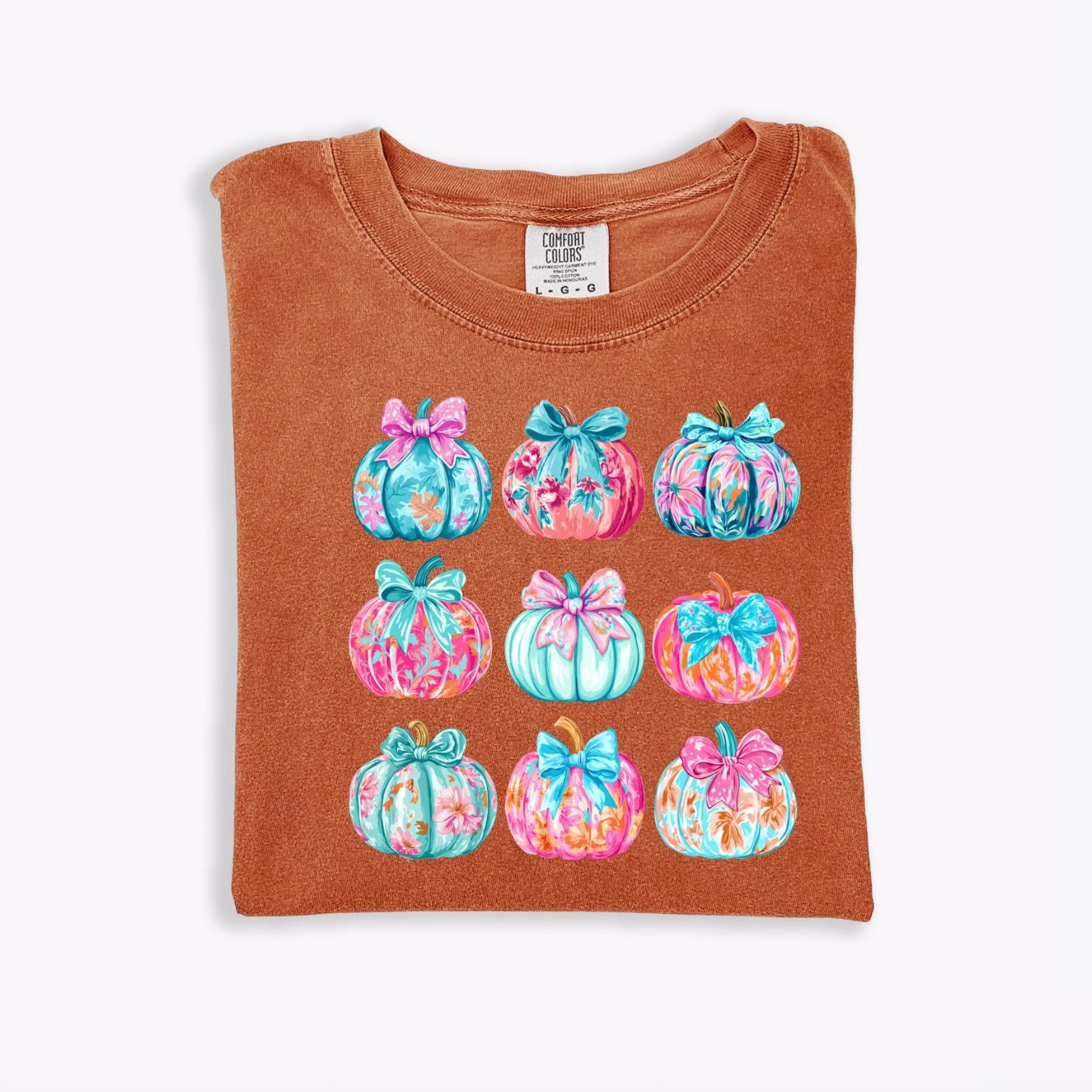 Preppy pumpkin grid