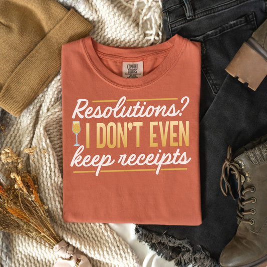 I Don't Even Keep Receipts