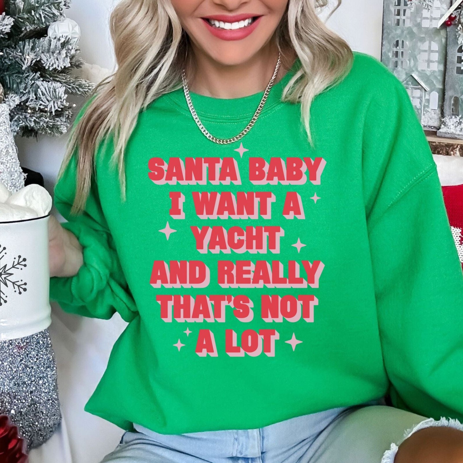 Santa Baby I want a yacht