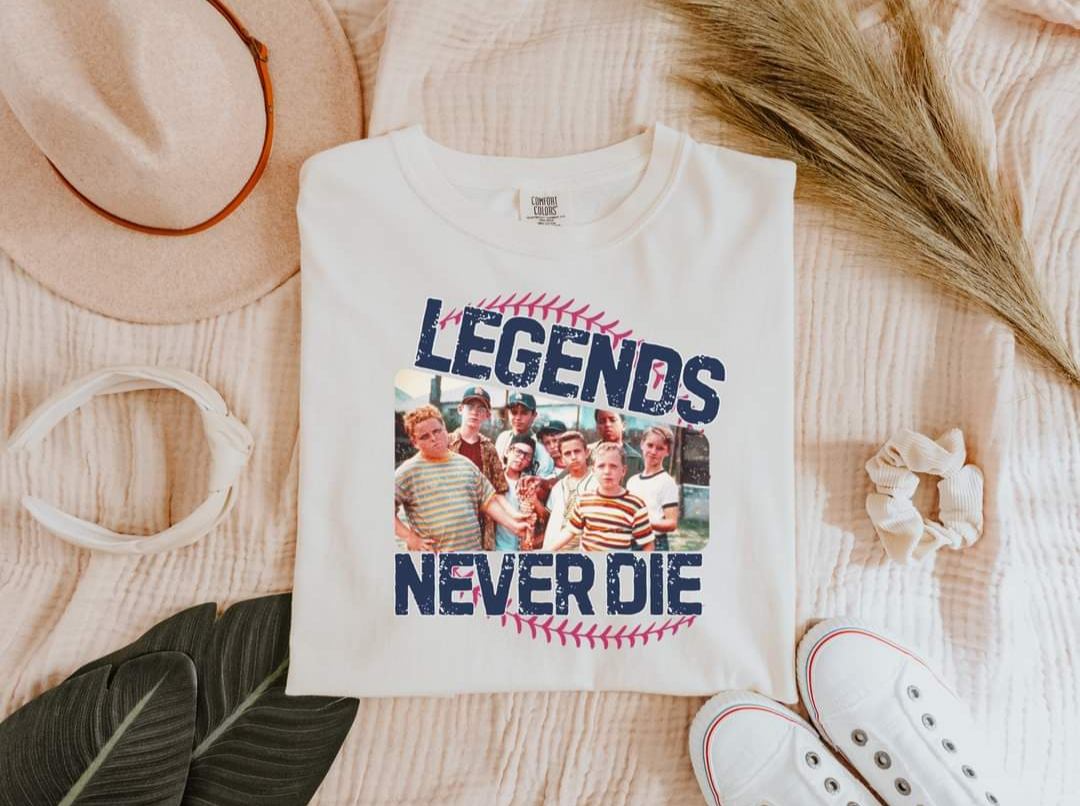 Legends Never Die SandLot Comfort Colors
