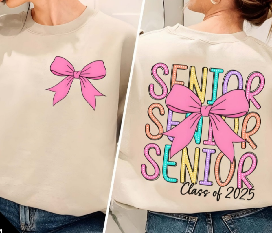 Senior Bow 2025 With Pocket Comfort Colors
